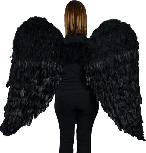 black angel wings amazon|angel with dark wings meaning.